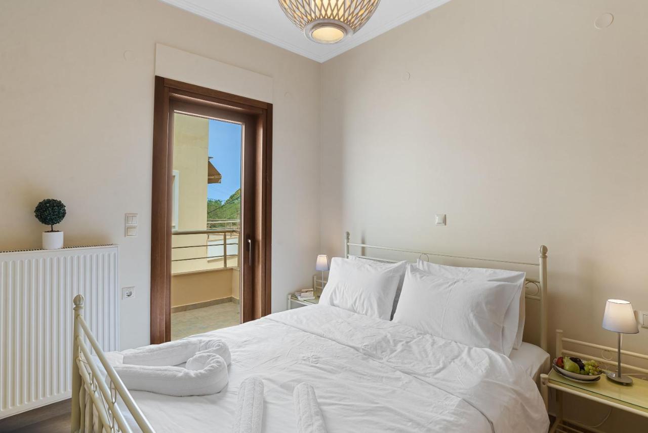 Amphitrite Beach House Chrissi Akti Chania Exterior foto