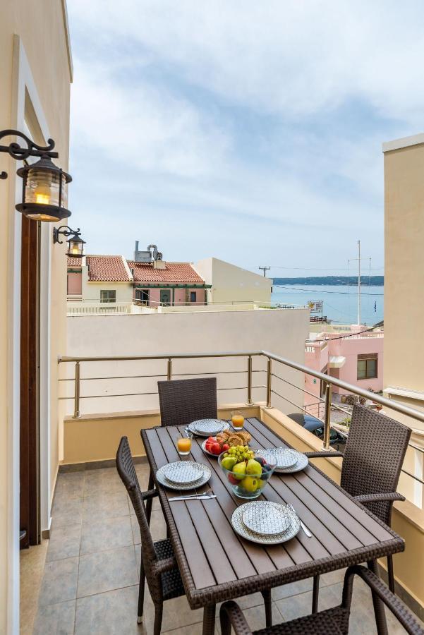 Amphitrite Beach House Chrissi Akti Chania Exterior foto
