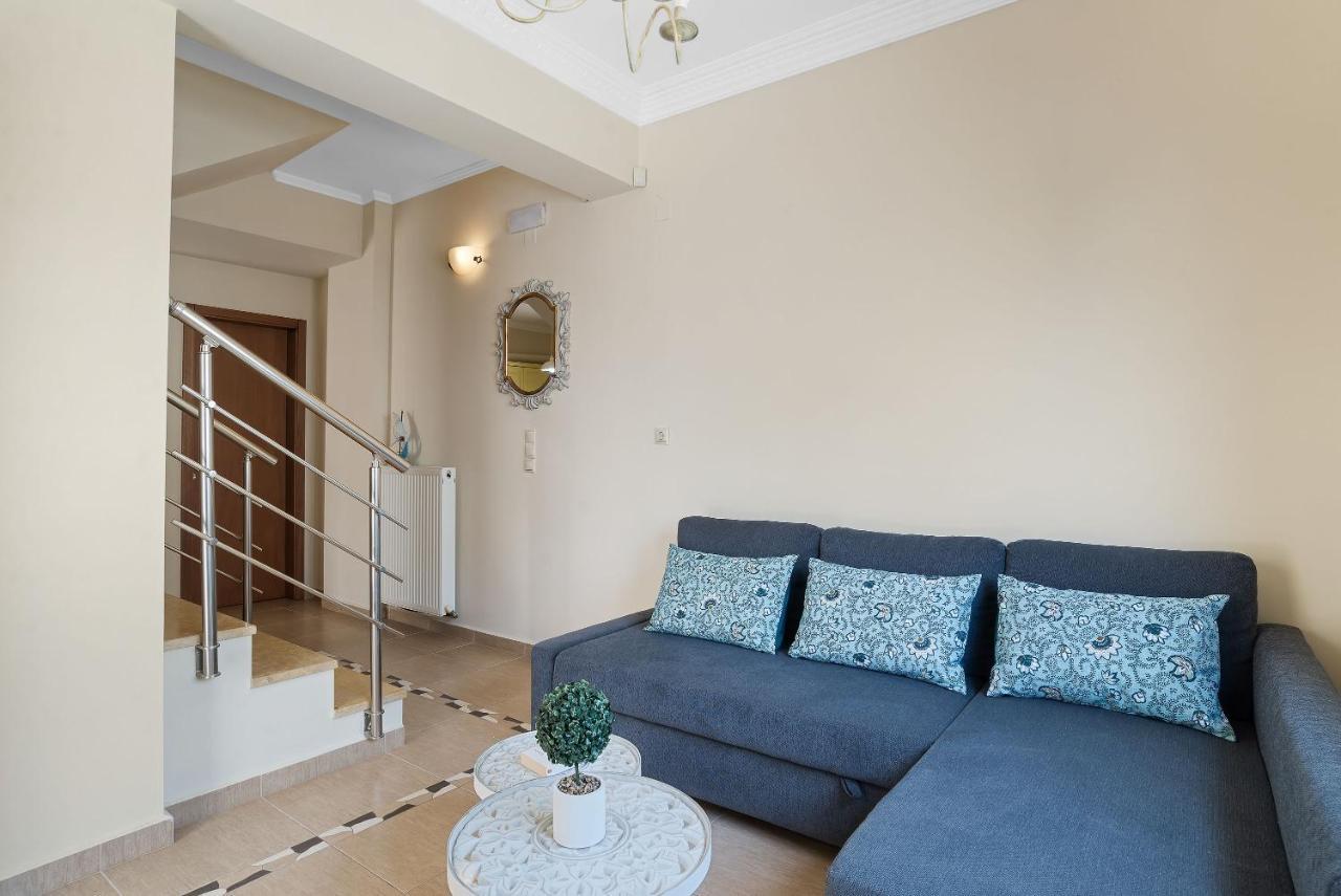 Amphitrite Beach House Chrissi Akti Chania Exterior foto